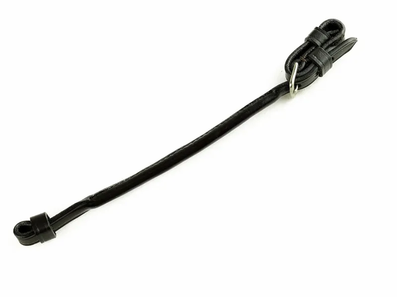 Dever Ascot Rolled Lip Strap Black